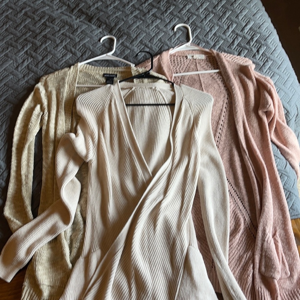 Cardigan lot-long-size S